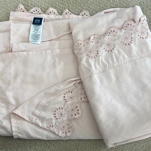 Light pink PB dorm 100% polyester sheets